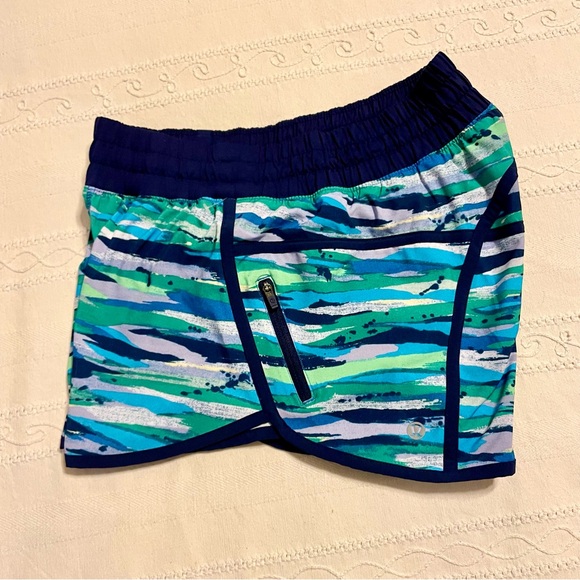 Lululemon Tracker Shorts Seven Wonders Multi Hero Blue Pattern Print Athletic 6 - Picture 3 of 9